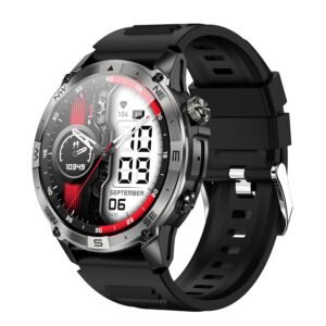 Smart Watch for Android iPhone, 1.43" AMOLED Fitness Tracker with Bluetooth Call, GPS, Compass, NFC Pay, Blood Oxygen Heart Rate Monitor, IP68 Waterproof Rugged Outdoor...
